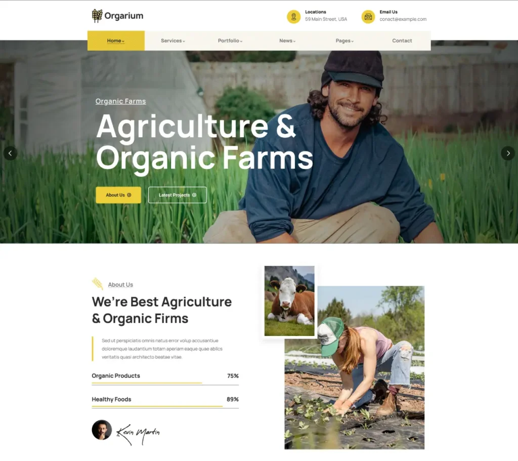 Diseno de Paginas Web para Empresas Agricolas 2 - Diseño de páginas web en Lima - Perú