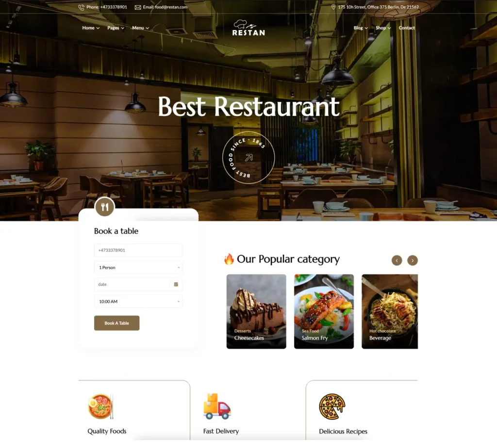 Diseno de Paginas Web para Restaurantes 2 - Diseño de páginas web en Lima - Perú